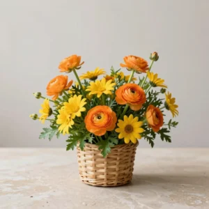 Citrus Bloom Basket